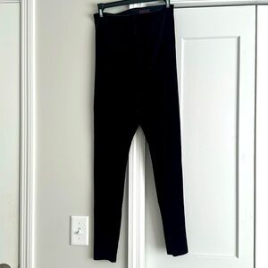 Commando Black Velour Leggings, Size L
